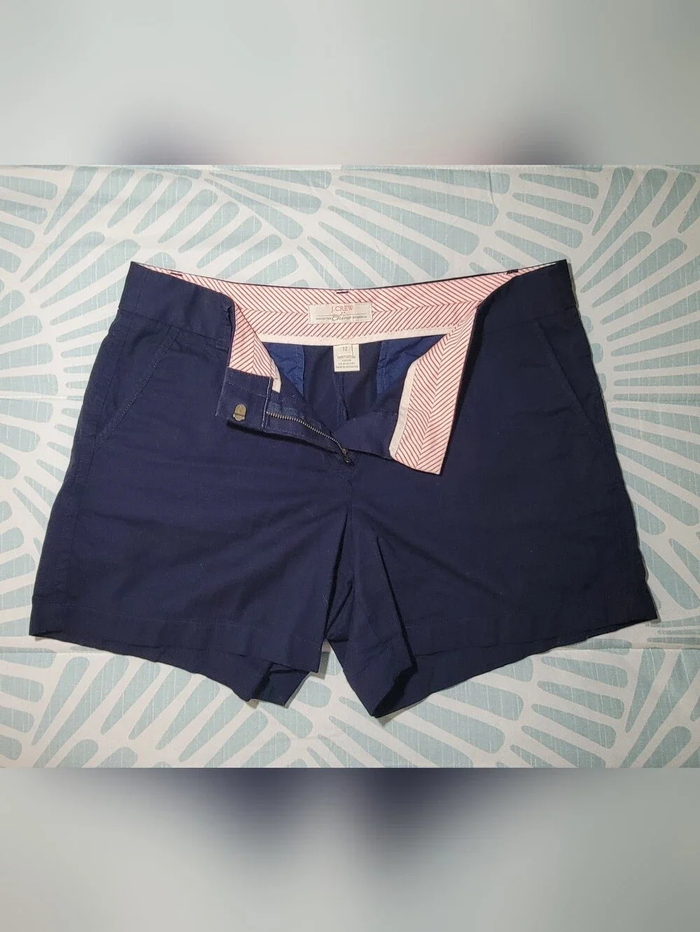 J.Crew  |  Women’s Navy Chino Shorts